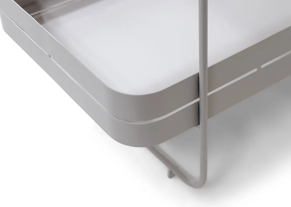 Метална маса за сервиране на колелца 74x42 cm Gin & Trolley – Spinder Design