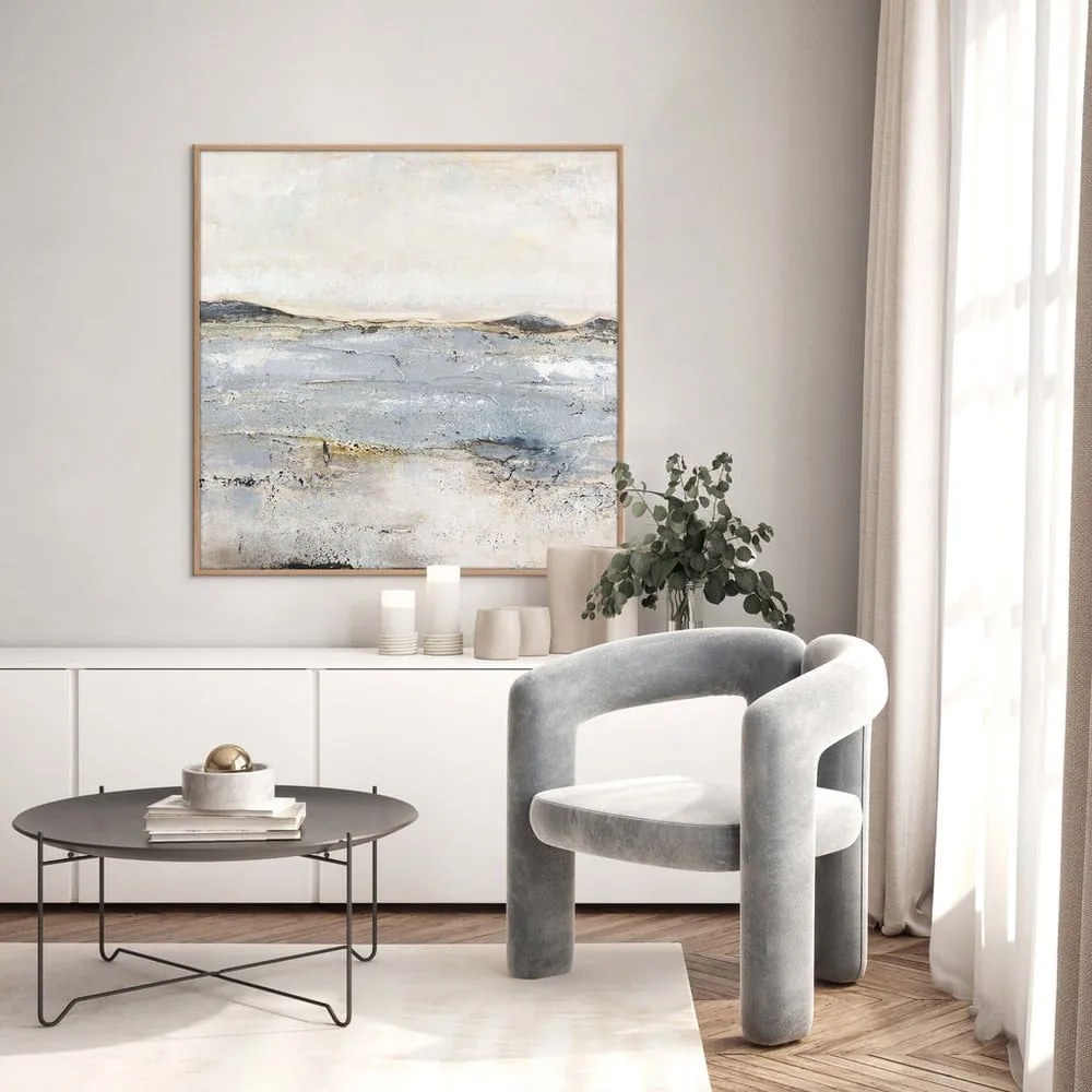 Ръчно рисувана картина 100x100 cm Trace Of Nature – Malerifabrikken