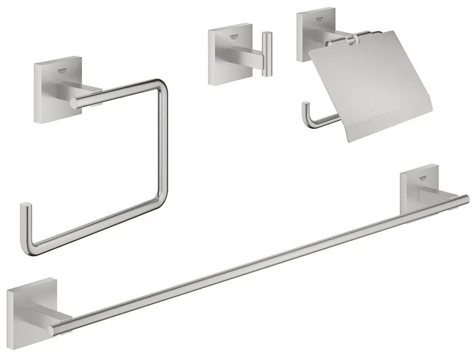 GROHE 41115DC0 - Комплект аксесоари START CUBE 558 mm лъскав хром