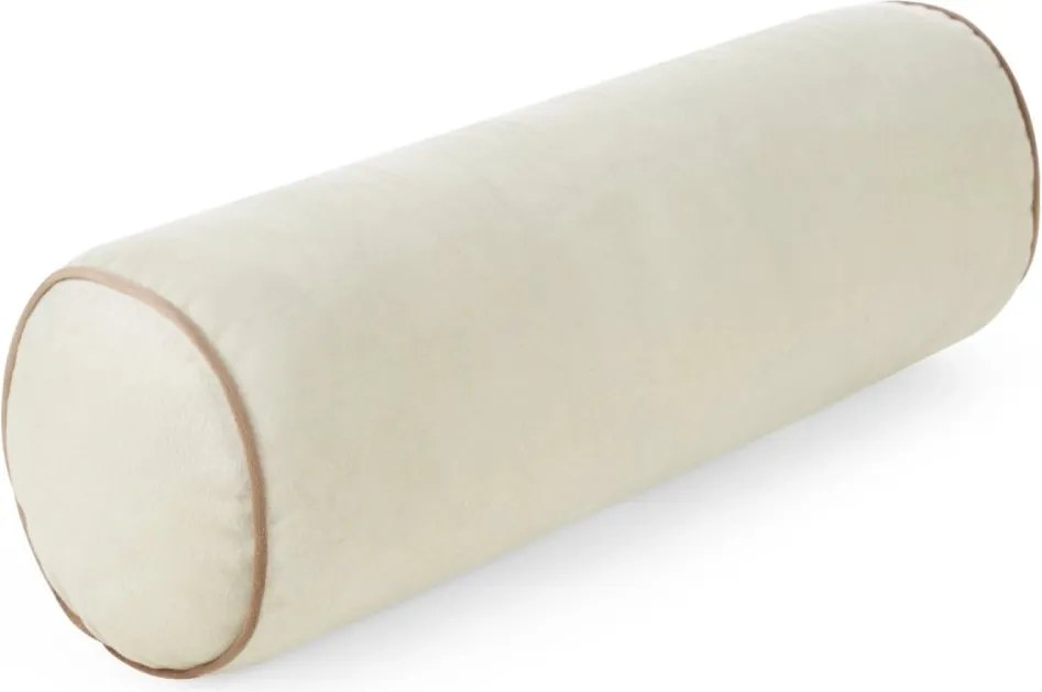 Декоративна кадифена възглавница във формата на руло tъмнозелено