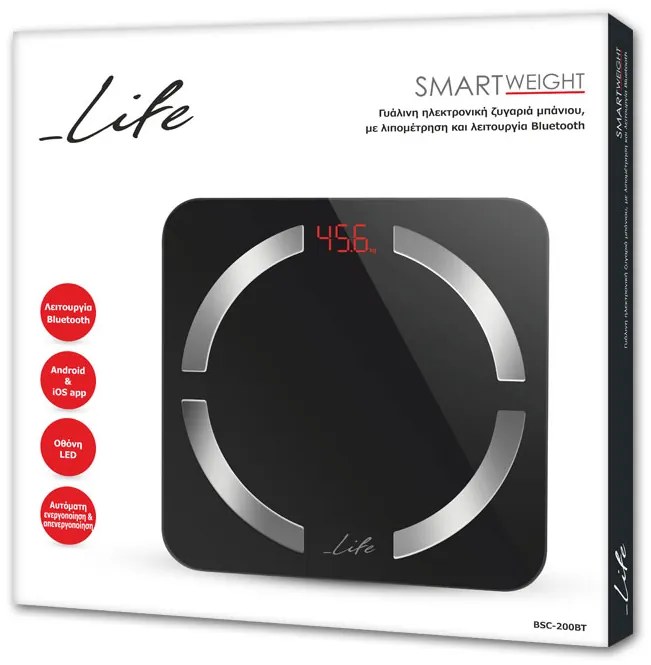 Електроника Везна за баня Life Smartweight bluetooth