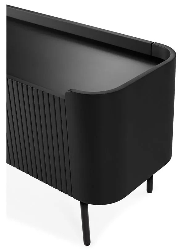 Черна маса за телевизор 180x55x40 cm Willa – MOME