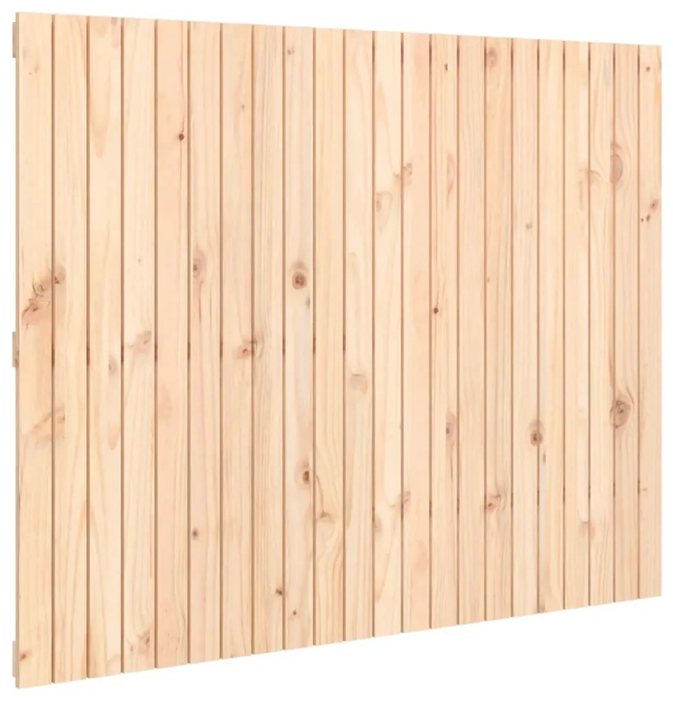 824968 vidaXL Стенна табла за спалня, 140x3x110 см, борово дърво масив