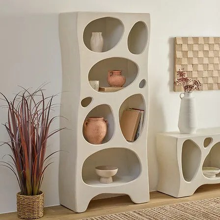 Скрин atmosphera Chesni, 6 ниши, MDF, Слонова кост,  80x36x181 cm