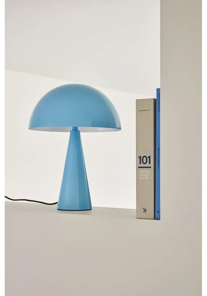 Светлосиня настолна лампа (височина 33 cm) Mush – Hübsch