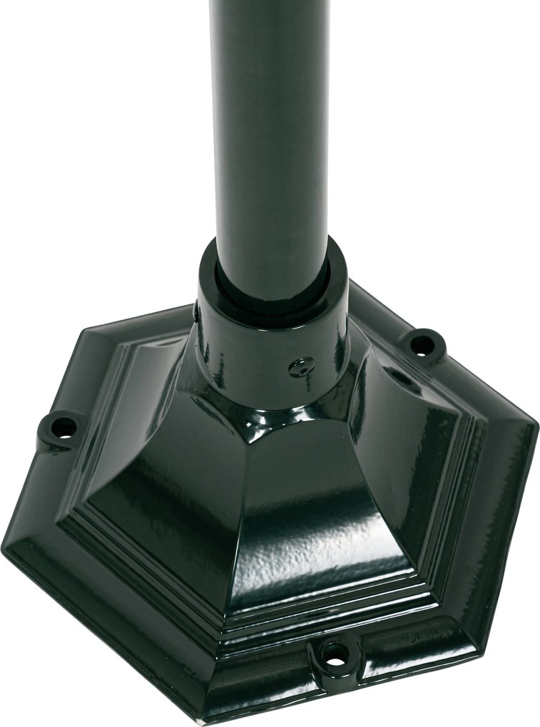 Класическа стояща външна лампа тъмно зелена 170 см IP44 - New Orleans