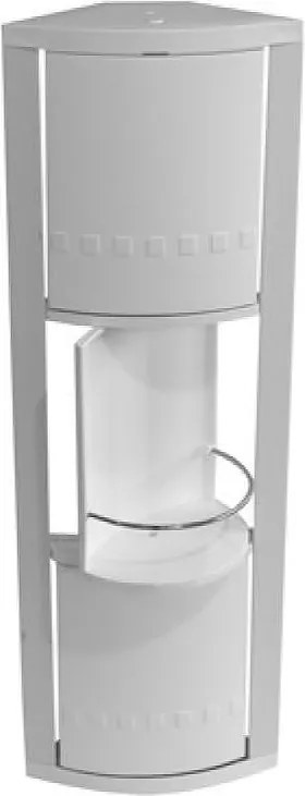 Шкаф за баня, ъглов, с три вратички 15 х 23 х 68 cm