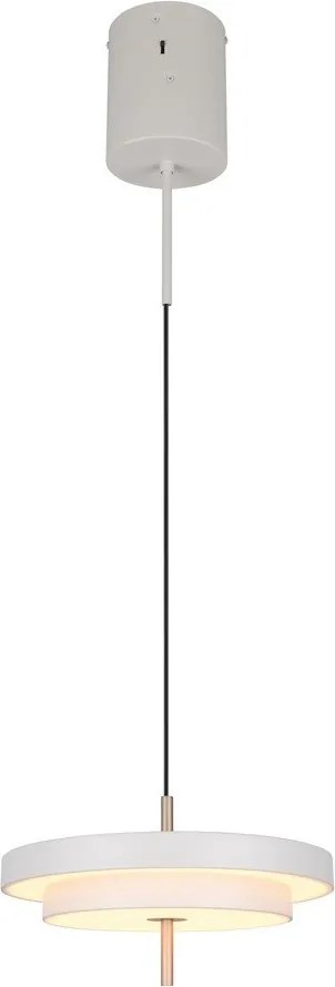 LED затъмняващо се висящо осветително тяло в цвят слонова кост Keaton – Trio