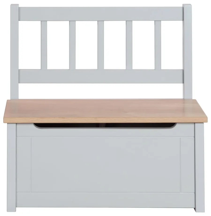 Кафяво-сива детска пейка Woody – Roba