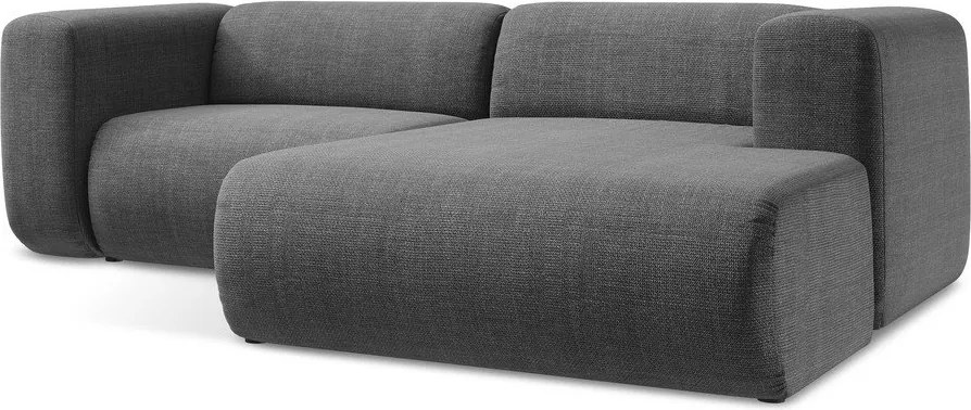 Сив ъглов диван (десен ъгъл) Ekahi – Makamii