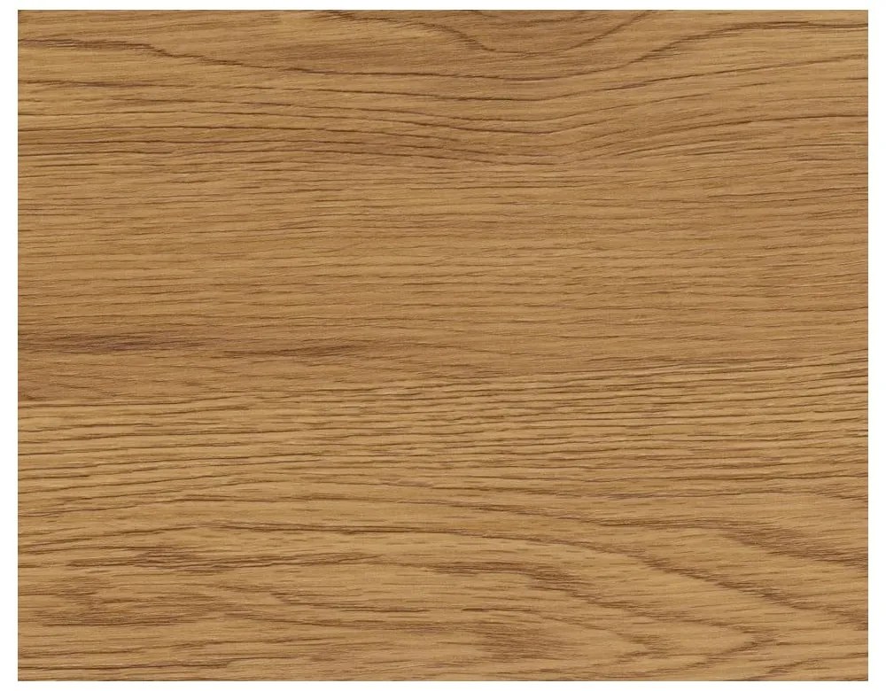 Черна/естествена библиотека от декор от дъб 77x150 cm Seaford – Actona