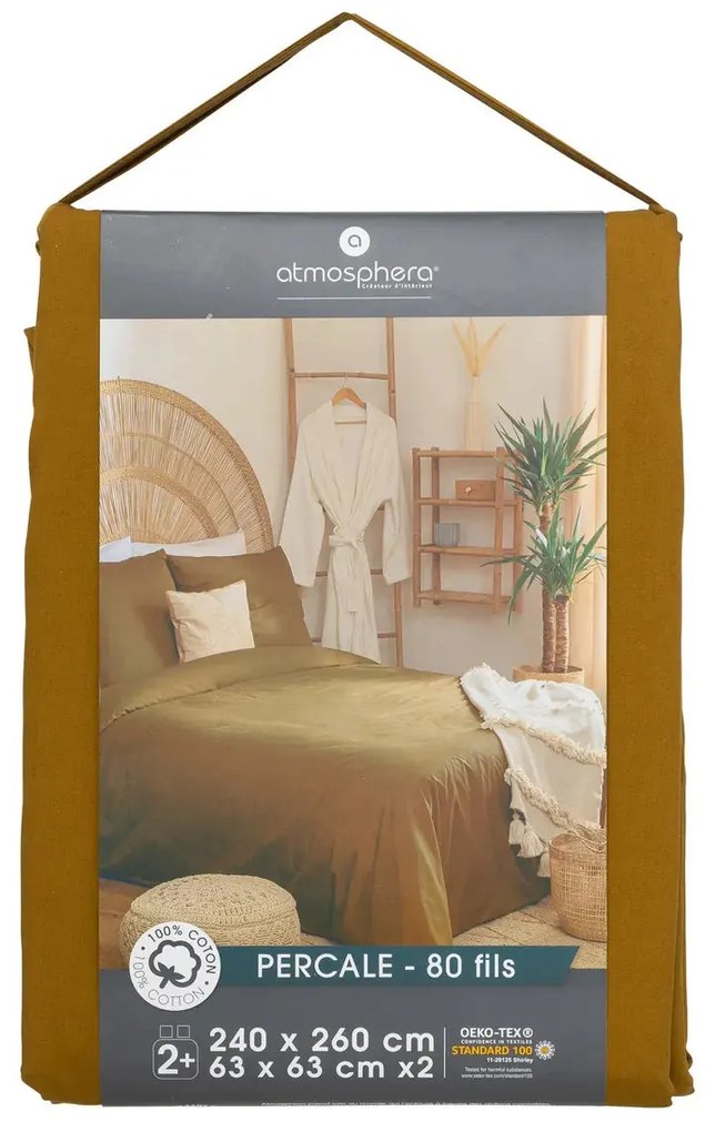 Спално бельо atmosphera Landiha, 260x240 cm, Памук перкал - Зелен