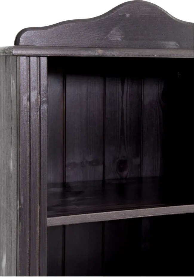 Кафява библиотека от масивен бор 70x181 cm Ella – Støraa