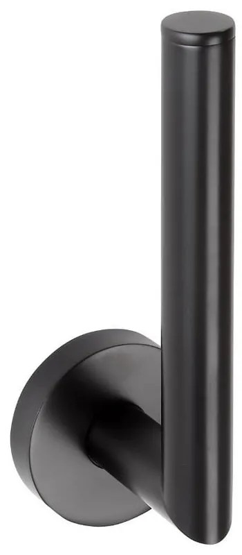 Държач за тоалетна хартия от черен месинг X-Round - Sapho