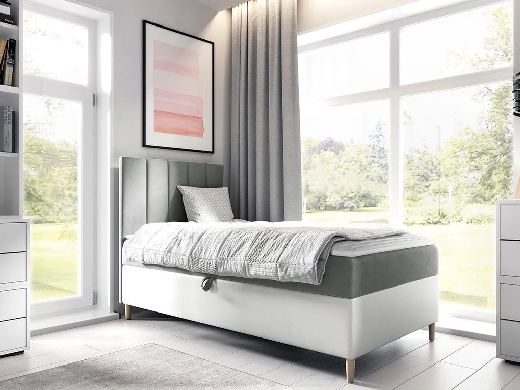 Тапицирано легло Junior Maja I-Gkri-Deksia-100 x 200