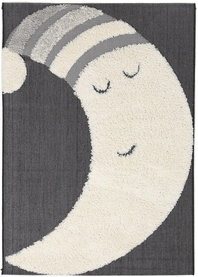 Килим Semilunar-Черен-120 x 170 см.