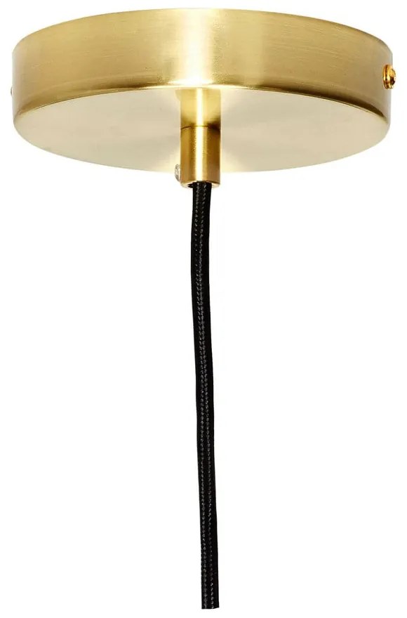 Бяло висящо осветително тяло със стъклен абажур ø 32 cm Serene – Hübsch