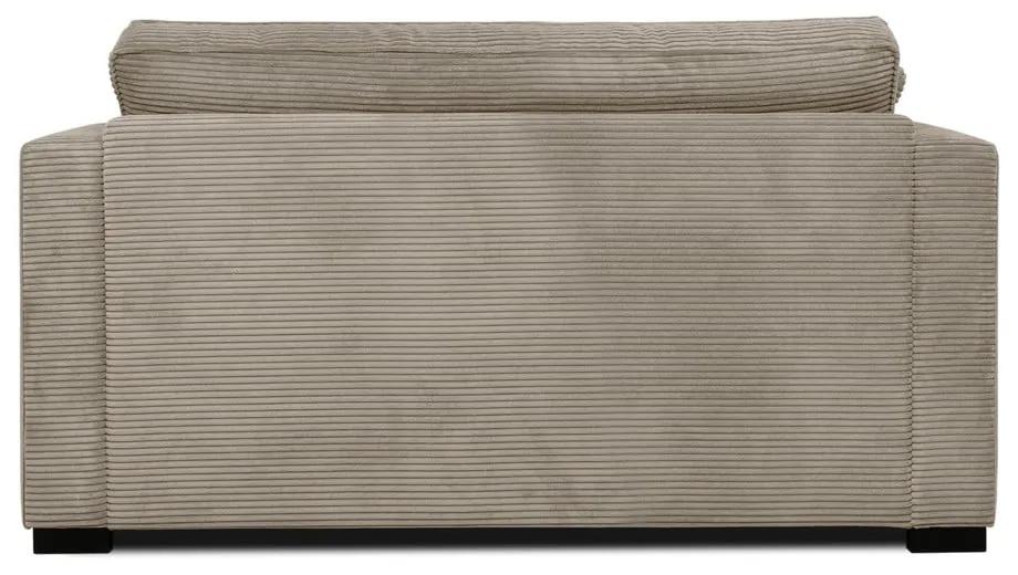 Бежов диван от рипсено кадифе 132 cm Mobby – Scandic
