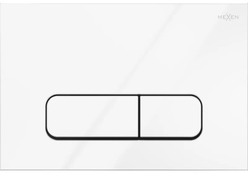Mexen Fenix 02 бутон за изпразване, бяло лъскаво - 600200