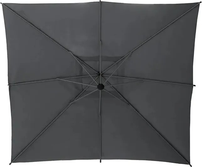 Градински чадър със странична стойка Hesperide Manoa, 2.5x2.5 m - Шисти