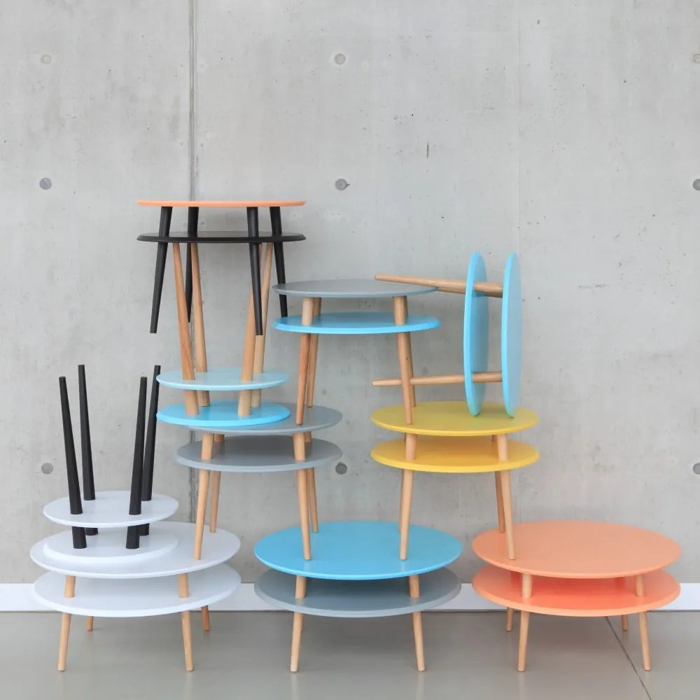 Тъмно сива масичка за кафе UFO, ⌀ 57 cm Ufo - Ragaba