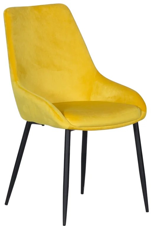 Трапезен стол HEDON - жълт BF 2