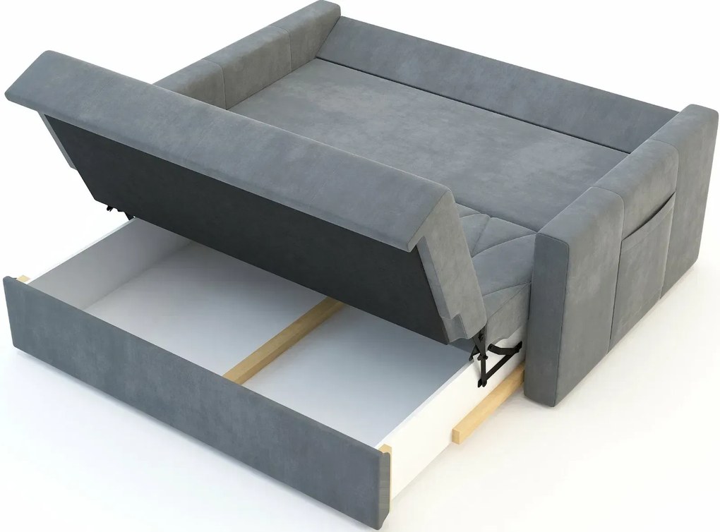 Диван-легло Ромбус-Сиво
