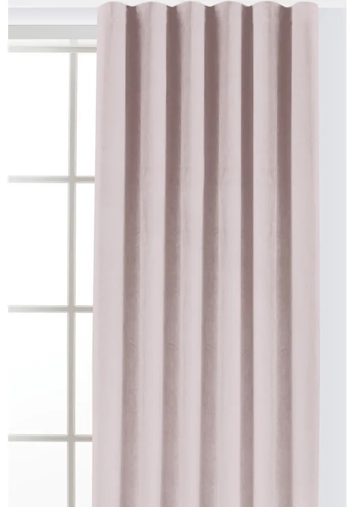 Светлорозова затъмняваща завеса 530x225 cm Velto – Filumi