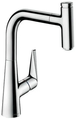 Кухненски смесител, 72822000, Hansgrohe, с изтеглящ се чучур