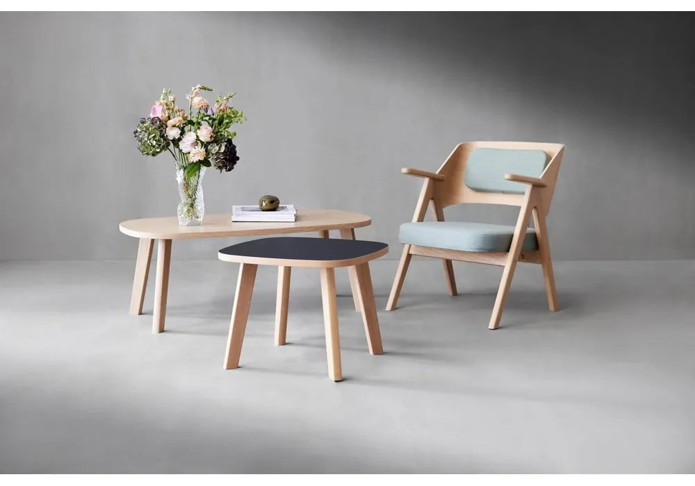 Светлозелен дъбов фотьойл Findahl от Hammel Me Tube - Hammel Furniture