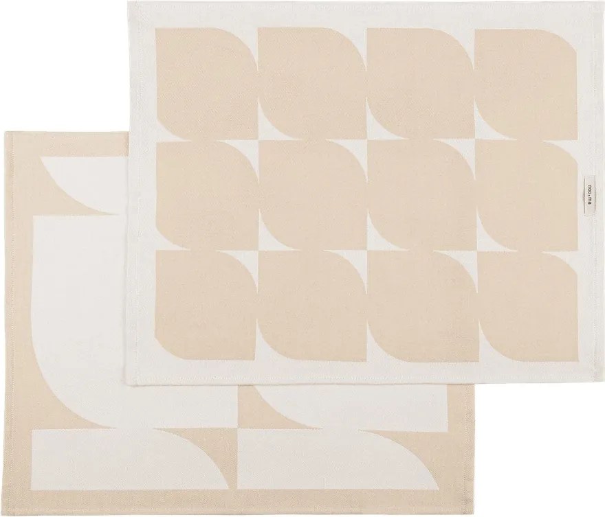 Памучни кърпи за съдове в комплект 2 бр. 50x63 cm Abi – noo.ma