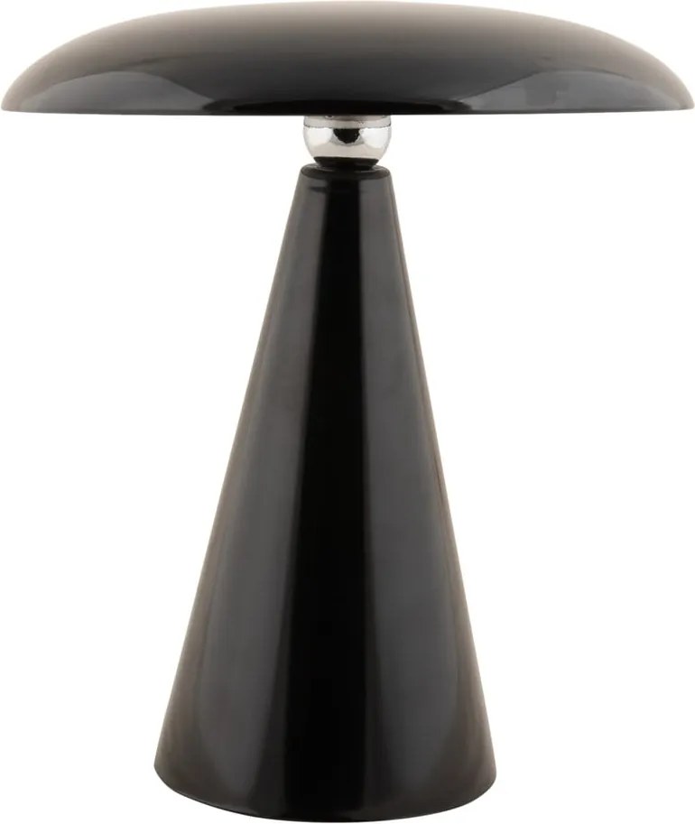 Черна LED затъмняваща се настолна лампа (височина 26 cm) Phoebe – Leitmotiv