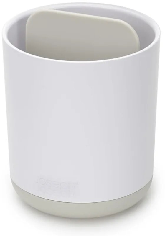 Бяла пластмасова чаша за четки за зъби Duo – Joseph Joseph