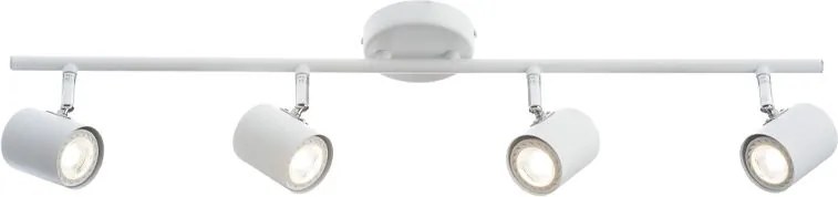 Релса - Точкова светлина Graci осветително тяло с четири светлини-бял