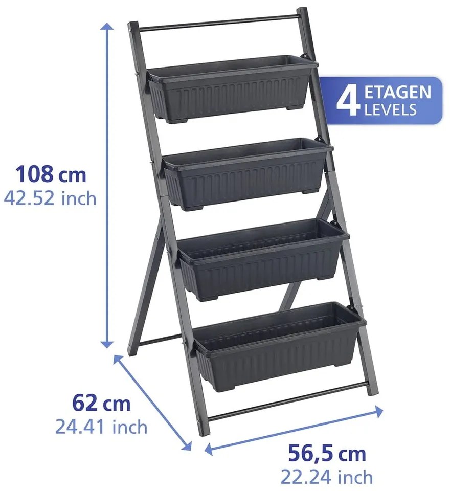 Метална стойка за цветя (височина 108 cm) Vertical – Maximex