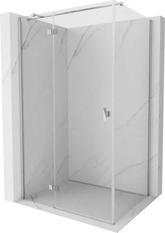 Mexen Mist-H T ъглова душ кабина лява 75 x 85 см, прозрачно, хром - 8A5T-075-085-01-00-L