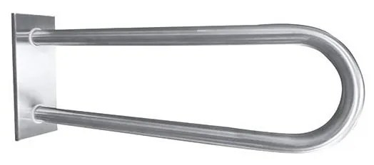 Опорна дръжка 10x25 cm неръждаема стомана/сребриста