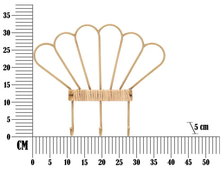 Метална закачалка за стена в естествен цвят Panama - Mauro Ferretti