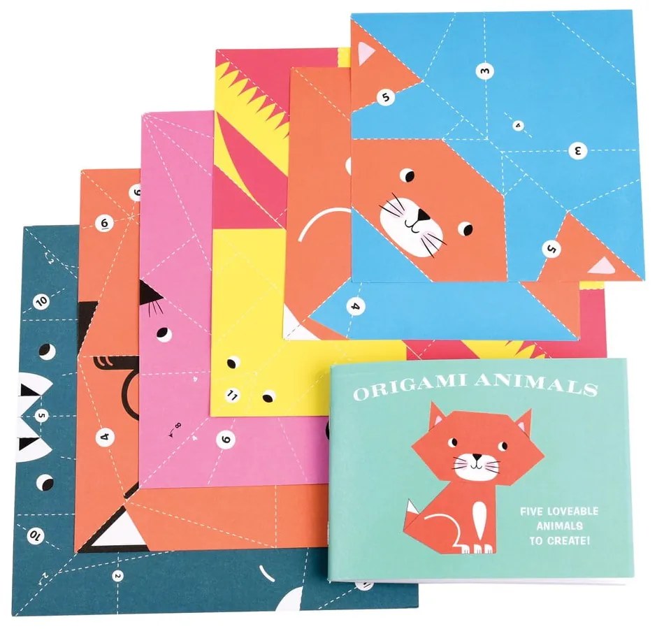 Хартиени пъзели Animals Origami – Rex London