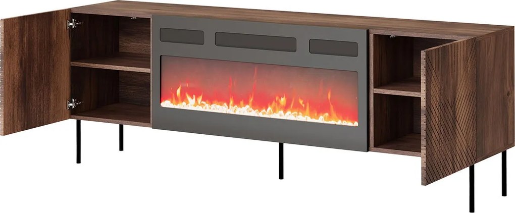 TV шкаф Art Deco 190 EF-Кафяво