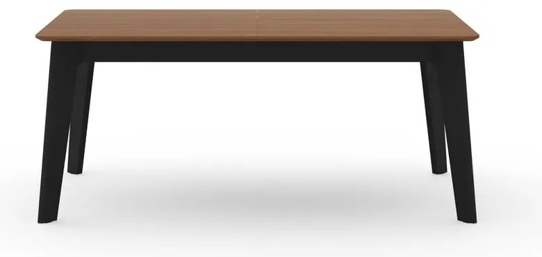 Сгъваема трапезна маса с орехов плот в естествен цвят 100x180 cm Shadow – TemaHome