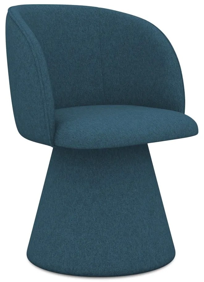 Син тапициран трапезен стол Maia – Makamii