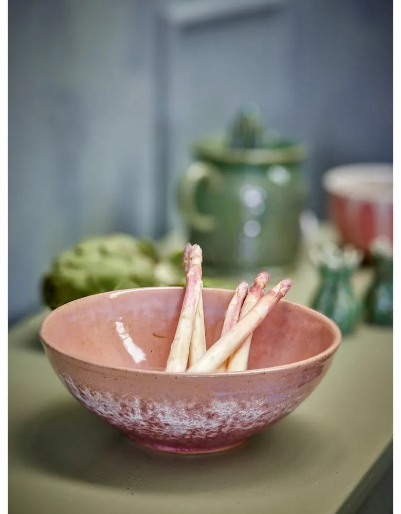 Глинени купички в комплект от 4 бр. в цвят сьомга 890 ml Darlene – Bloomingville