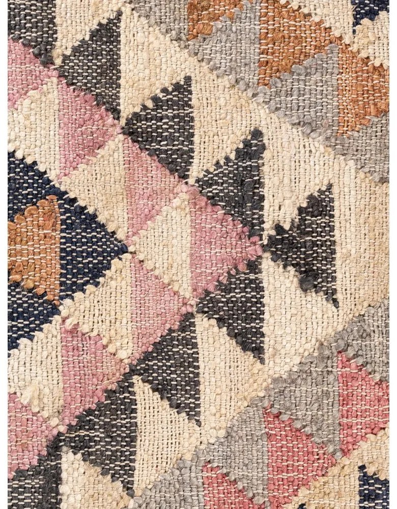 Сива ръчно изработена ютена пътека 80x200 cm Roya Parsa – Elle Decoration