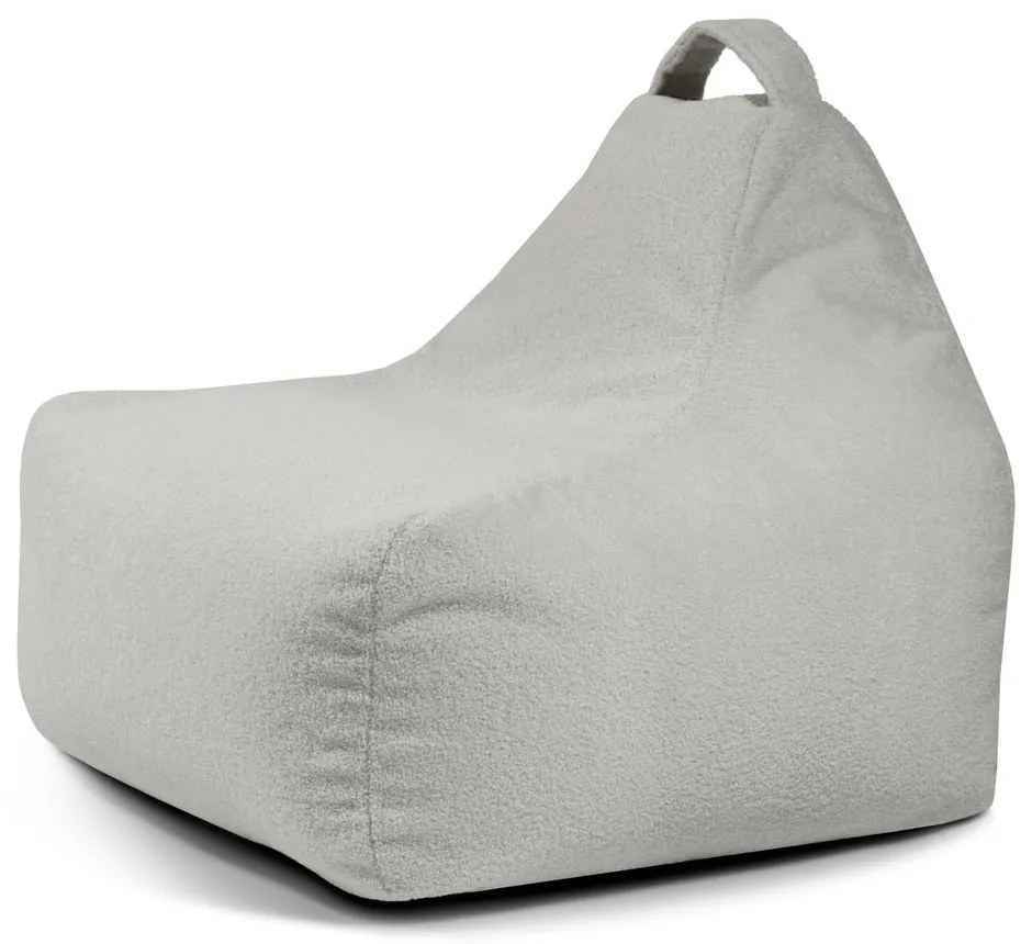 Светлосив детски пуф от букле Game Amuse – SLOWDOWN