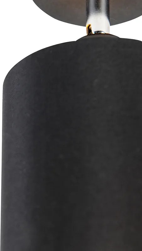 Модерен повърхностно монтиран прожектор черен с възможност за накланяне - Lofty