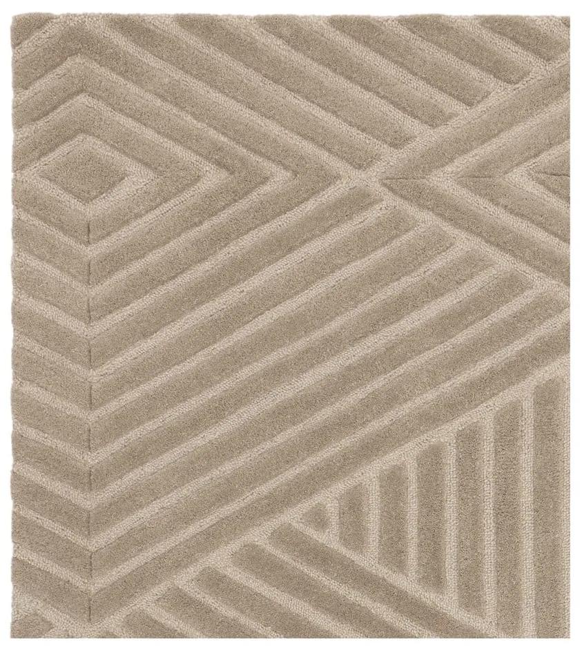 Светлокафяв вълнен килим 160x230 cm Hague - Asiatic Carpets