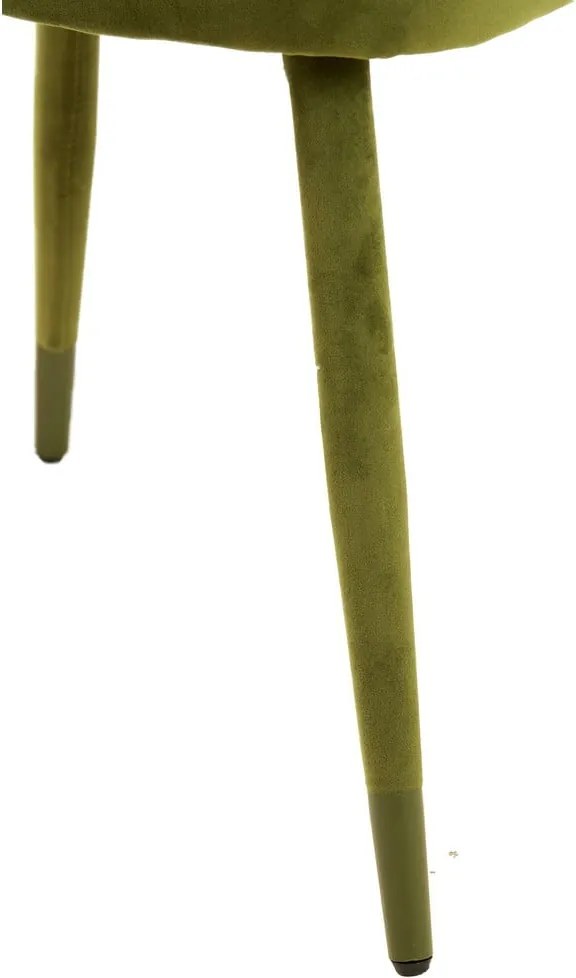 Зелени тапицирани трапезни столове в комплект 2 бр. Kosaka – Light &amp; Living
