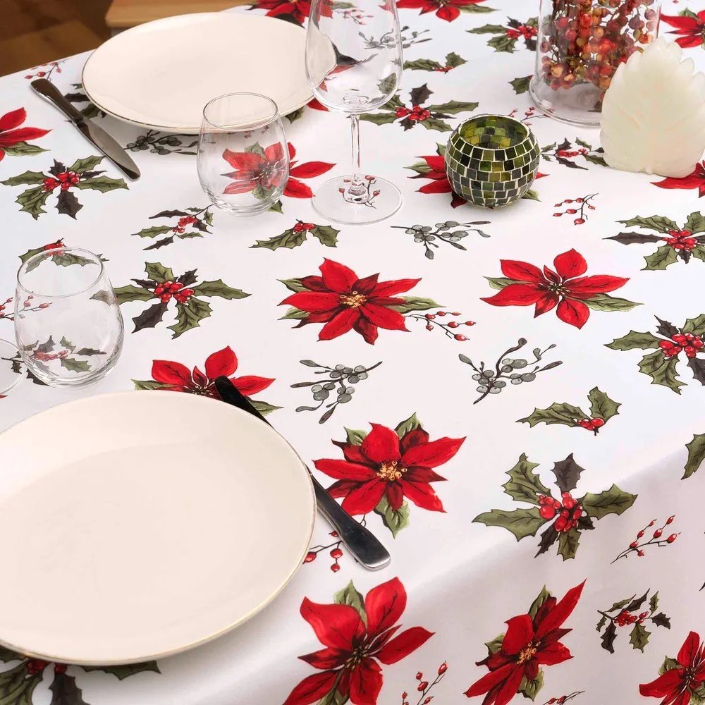 Покривка за маса с коледен мотив 150x240 cm Amaryllis – douceur d'intérieur