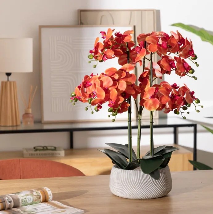 Изкуствено цвете atmosphera Sanae Orchid, 65 cm